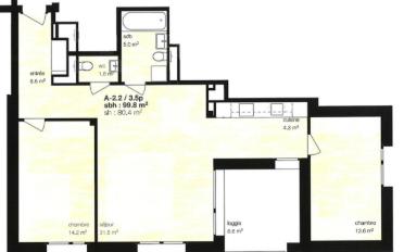 Wohnung 3.5 Zimmer - image - 2