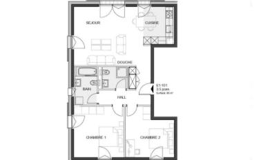 Wohnung 3.5 Zimmer - image - 6