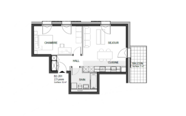 Wohnung 2.5 Zimmer - image - 6