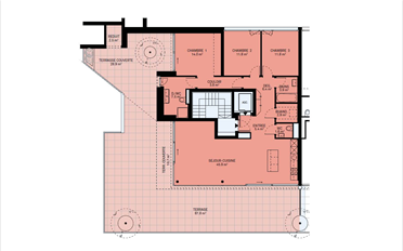 Attic flat 4.5 rooms - image - 13