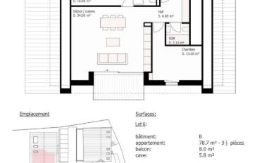 Apartment 3.5 rooms - image - 8