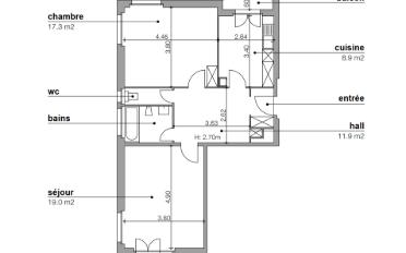 Wohnung 2.5 Zimmer - image - 1
