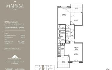 Apartment 3.5 rooms - image - 12