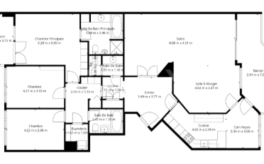 Apartment 7 rooms - image - 2