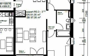 Wohnung 3.5 Zimmer - image - 8
