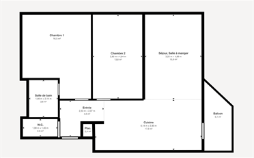 Appartement meublé 4 pièces - image - 8