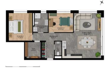 Apartment 3.5 rooms - image - 6