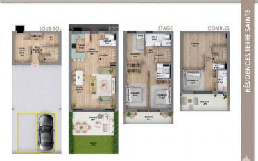 Maison contiguë 6.5 pièces - image - 6