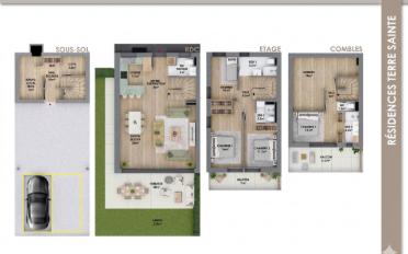 Maison contiguë 6.5 pièces - image - 6