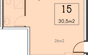 Studio 1 pièce - image - 7