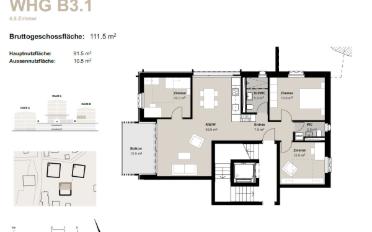 Wohnung 4.5 Zimmer - image - 11
