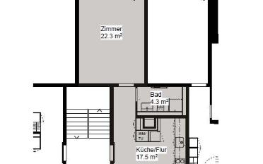 Wohnung ein Zimmer - image - 6