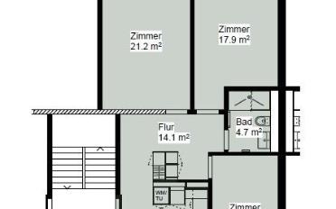 Apartment 3 rooms - image - 7