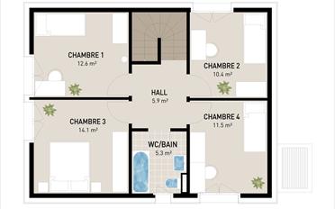 Villa 6.5 pièces - image - 10