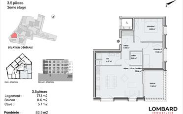 Attic flat 3.5 rooms - image - 6