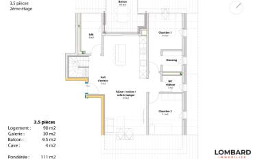 Apartment 3.5 rooms - image - 12