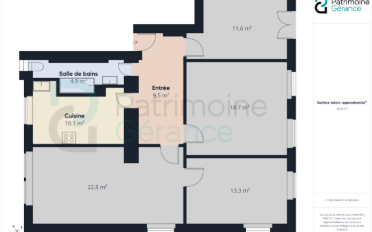 Appartement 4 pièces - image - 10