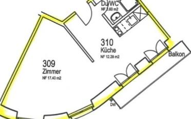 Wohnung 1.5 Zimmer - image - 5