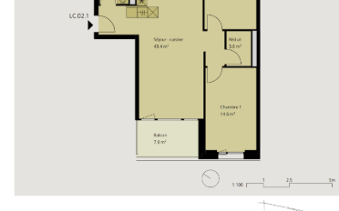 Apartment 3.5 rooms - image - 2