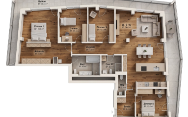 Apartment 5.5 rooms - image - 10