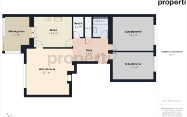 Apartment 3.5 rooms - image - 12
