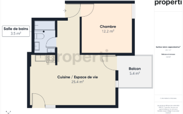 Appartement 2.5 pièces - image - 7