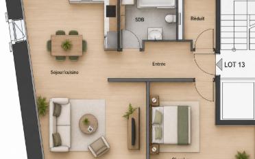Apartment 2.5 rooms - image - 9