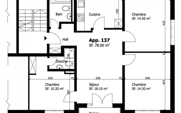 Appartement 4 pièces - image - 11