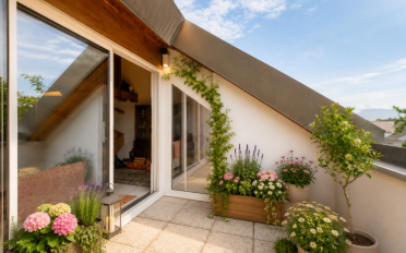 Attic flat 6 rooms - image - 1