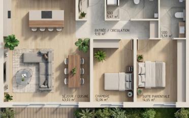 Apartment 3.5 rooms - image - 2