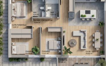 Apartment 4.5 rooms - image - 2