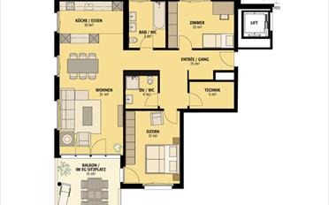 Apartment 3.5 rooms - image - 11