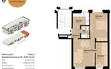 Wohnung 3.5 Zimmer - image - 8