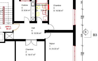 Apartment 3 rooms - image - 5