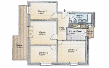 Wohnung 4.5 Zimmer - image - 10