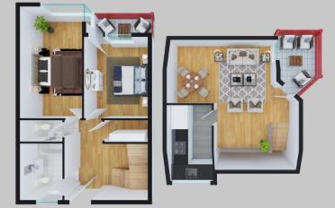 Duplex 3.5 pièces - image - 9