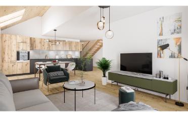 Duplex 4.5 pièces - image - 1